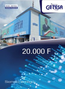 Tarjeta de 20.000CFA